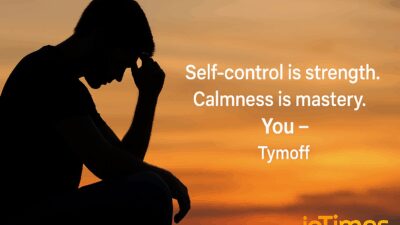 Self-Control is Strength. Calmness is Mastery. You - Tymoff