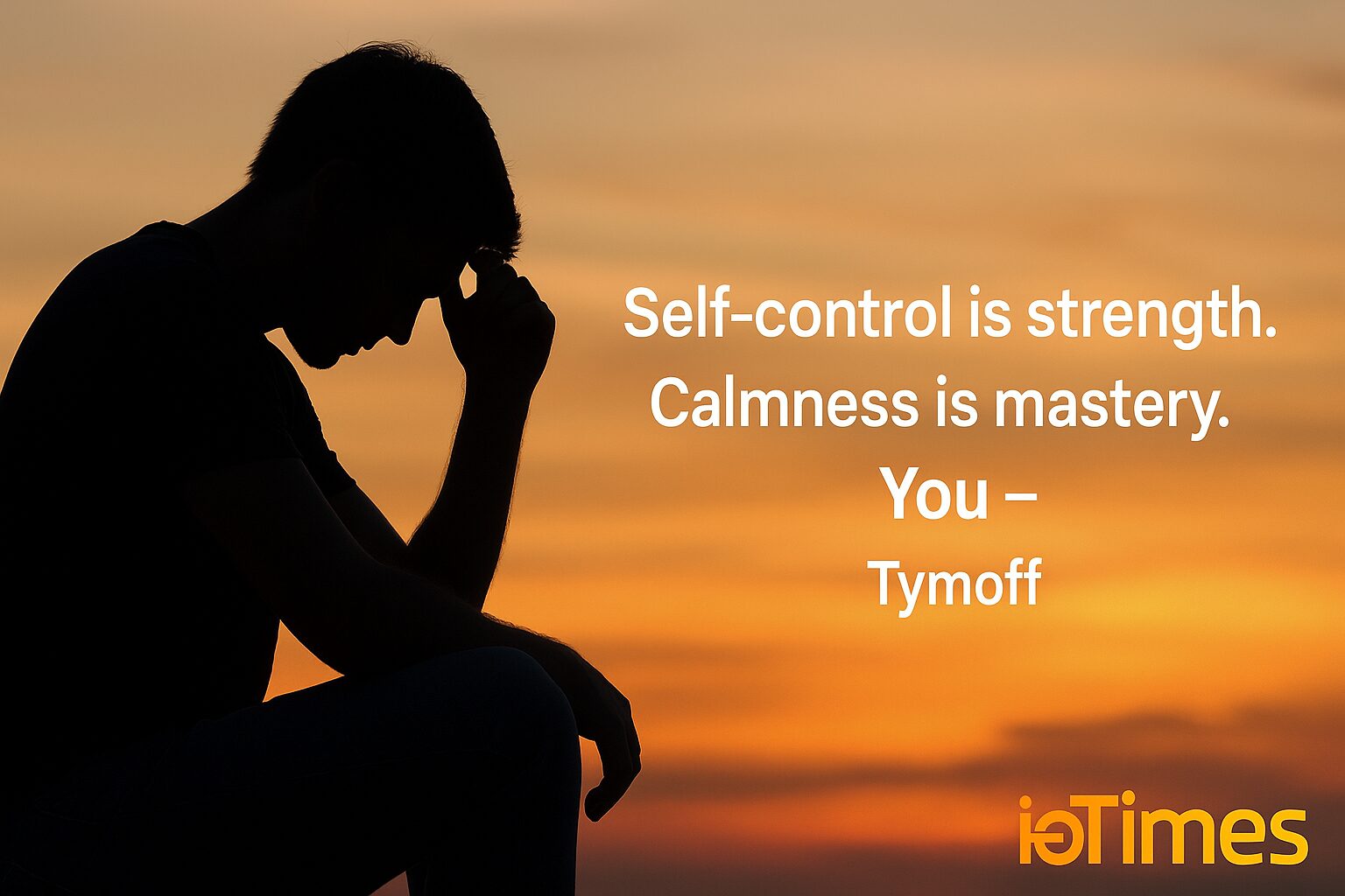 Self-Control is Strength. Calmness is Mastery. You - Tymoff