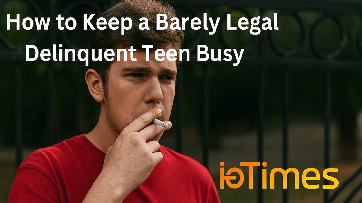 Barely Legal Delinquent Teen Busy